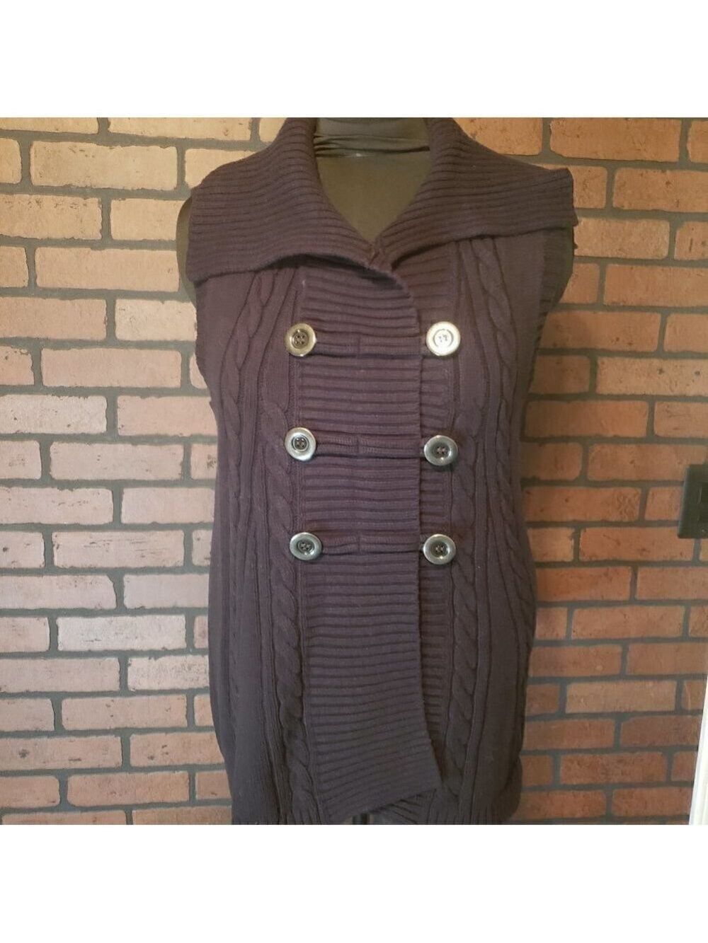 Style & Co Cable Knit Vest